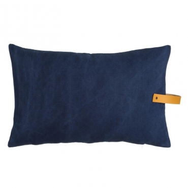 Blue cotton cushion