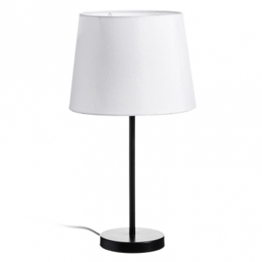 Black and white table lamp 25x25x45cm