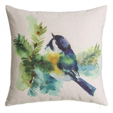 Multicolored Bird design cushion