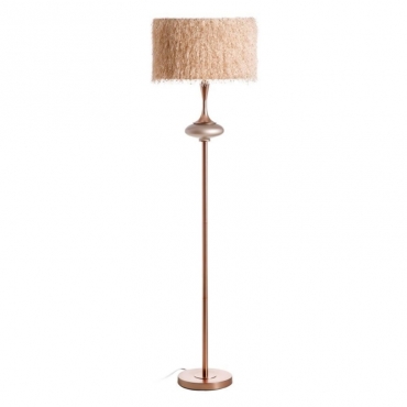 Light pink floor lamp