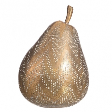 Golden pear figurine