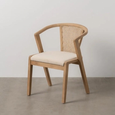 Natural wood chair